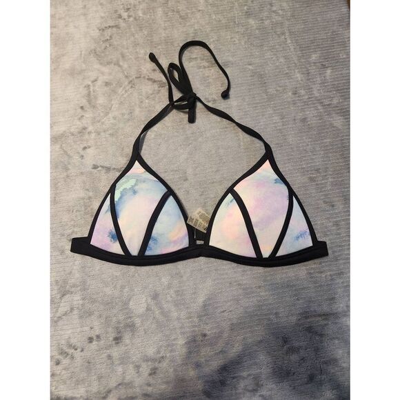 PINK Other - Victorias Secret Sexy Triangle Bikini Swim Top L A-C Multicolor Clouds